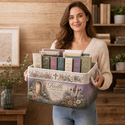✝️Christian Faith Inspirational Storage Basket