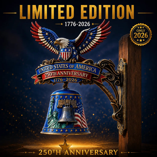 🏅USA 250th Anniversary Patriotic Wall Bell