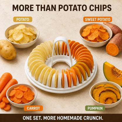 🔥2026 HOT SALE🥳💞50K+ SOLD!😍🥔DIY Microwave Potato Chip Maker with Slicer Bowl Set - DIY Microwave Potato Chip Maker with Slicer Bowl Set / Buy 1
