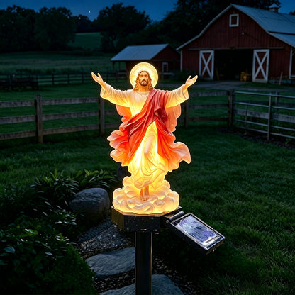 TODAY'S SPECIAL OFFER-50% OFF🔥 JESUS CHRIST ASCENSION SOLAR GARDEN LIGHT