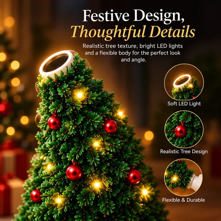 🔥Last Day 50% OFF 🔥 Magical Christmas Tree USB Projector Light – Festive Holiday Atmosphere Lamp