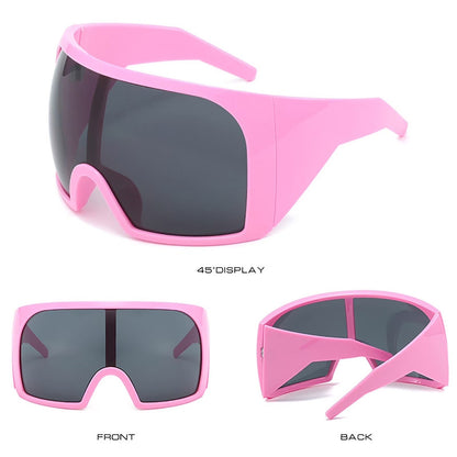 Hot Sale🕶️ Futuristic Wrap-Around Y2K Sunglasses