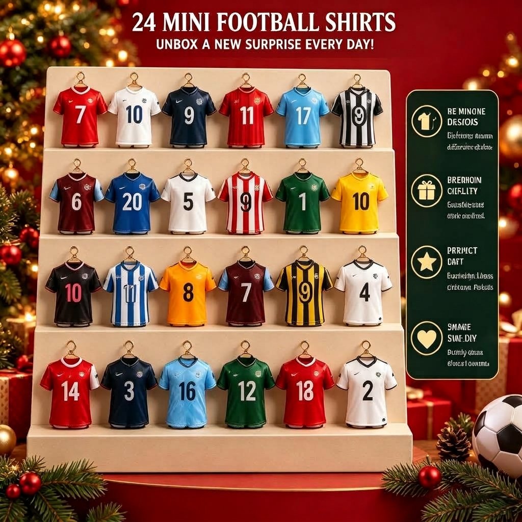 ⚽ Wear the Passion: Football Shirts Advent Calendar 2026