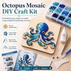 🔥LAST DAY 50% OFF - 🌊 Octopus Mosaic Kit | Beginner-Friendly DIY Glass Craft with Step-by-Step Instructions⭐Beginner-Friendly