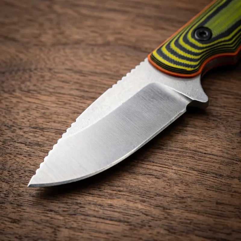 Fixed Blade Knife with Slim Kydex Sheath