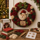 🎄 LAST DAY 50% OFF ✨ Make A Christmas Wreath You'll Be Proud To Display ❤️ 3D Fabric Poke DIY Kit With Tutorial & Guide Included