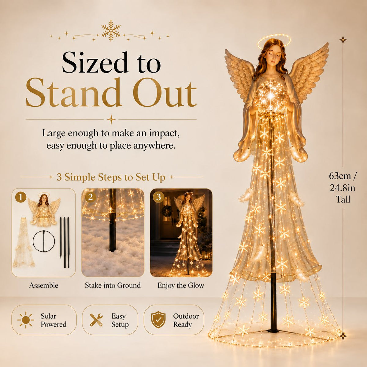 🔥Buy 2 Get 20% OFF🔥✨ Solar Angel Remembrance Garden Light👼
