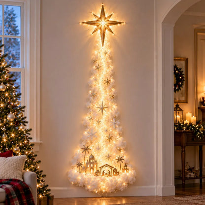 🔥🎁🐦 Cardinal Blessing Cascade Wall Light – Glowing Red Bird & Starlight Wall Décor