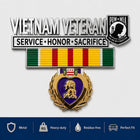 🇺🇸 Last Day Promo: 49% OFF 🎖️- Vietnam Veteran Tribute Car Emblem Metal Badge