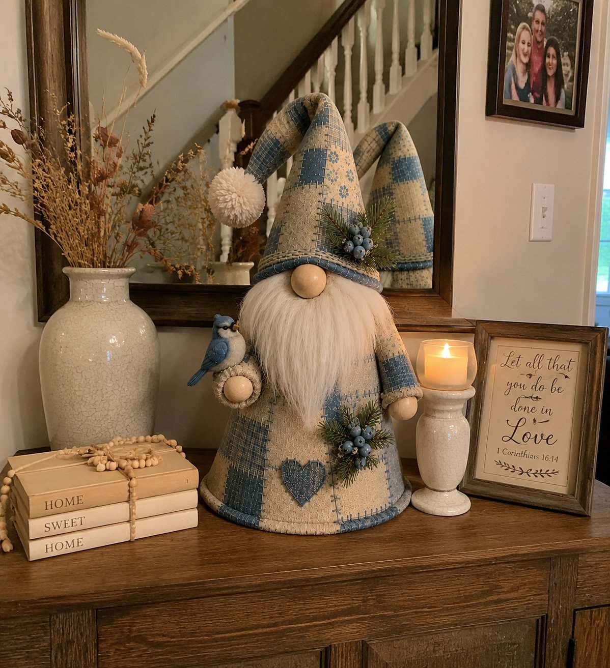 ⭐HOT SALE 49% OFF – 🐦 Patchwork Bird Gnome Light Collection