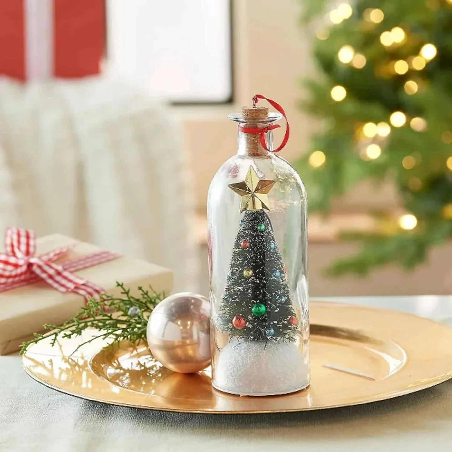 🎄Christmas Early Bird Sale| 49% OFF🔥Mr. Christmas  Christmas Tree Message In A Bottle