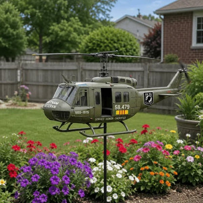 🔥Limited Time Promotion 50% OFF🔥 🎖️Vietnam Veteran UH-1 Helicopter Wind Spinner