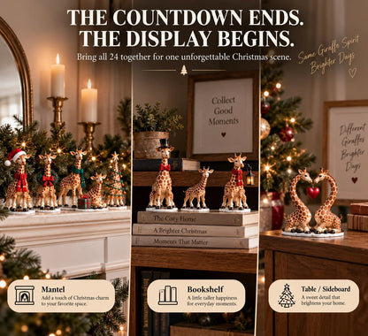 🦒 24 Days of Giraffe Christmas — 24 Unique Holiday Characters