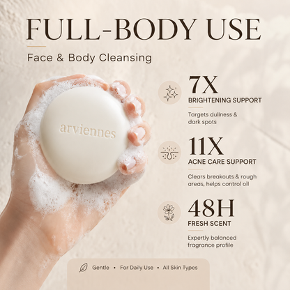 🛀🏻Niacinamide Skin Brightening Soap melasma dark spots freckle