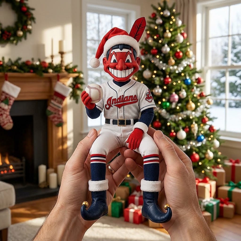 Chief Wahoo Elf on the Shelf