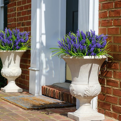 Charming UV Resistant Artificial Lavender - Outdoor & Indoor Plastic Faux Lavender Decor