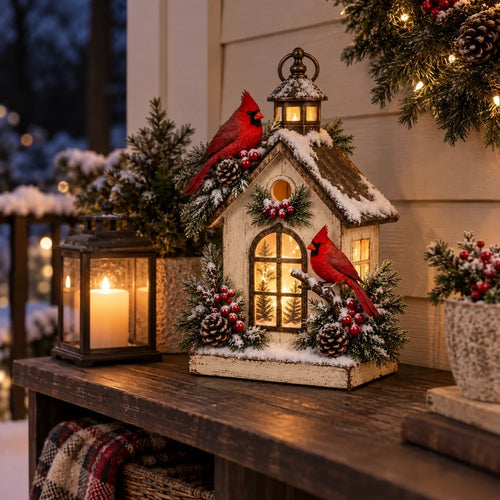 A Little Winter Home for Cardinal Lovers