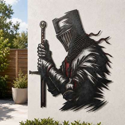 Medieval Knight Metal Wall Decor