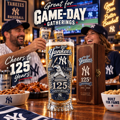 🏆 Let’s Go Tribe! 125th Anniversary Commemorative Pint Glass🎁
