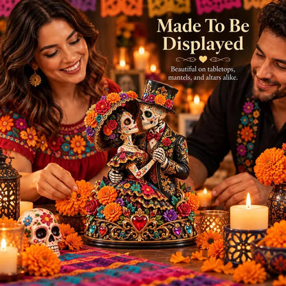 💀Day of the Dead Catrina Figurines – 3 Colorful Character Styles