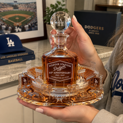 It’s time for Dodger Baseball! Dodger Stadium 65th Anniversary Whiskey Bottle