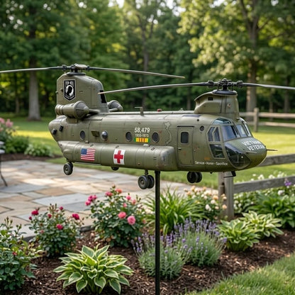 🔥Limited Time Promotion 50% OFF🔥 🎖️Vietnam Veteran UH-1 Helicopter Wind Spinner