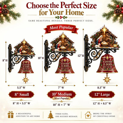 ✨ Jesus Nativity Christmas Door Bell - Welcome Christmas With The Story Of Jesus