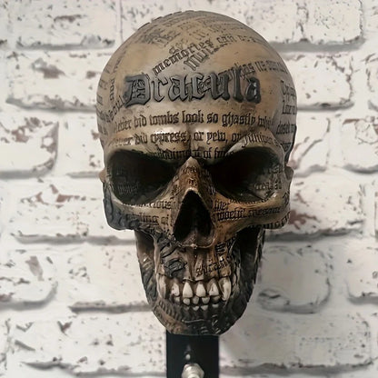 💀 Skull Helmet Wall Holder – Motorcycle Gear Display for Garage & Man Cave