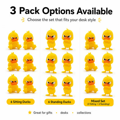 🔥🎁😠 Angry Duck Desk Figurine — Add a Tiny Attitude to Your Space! 🐥