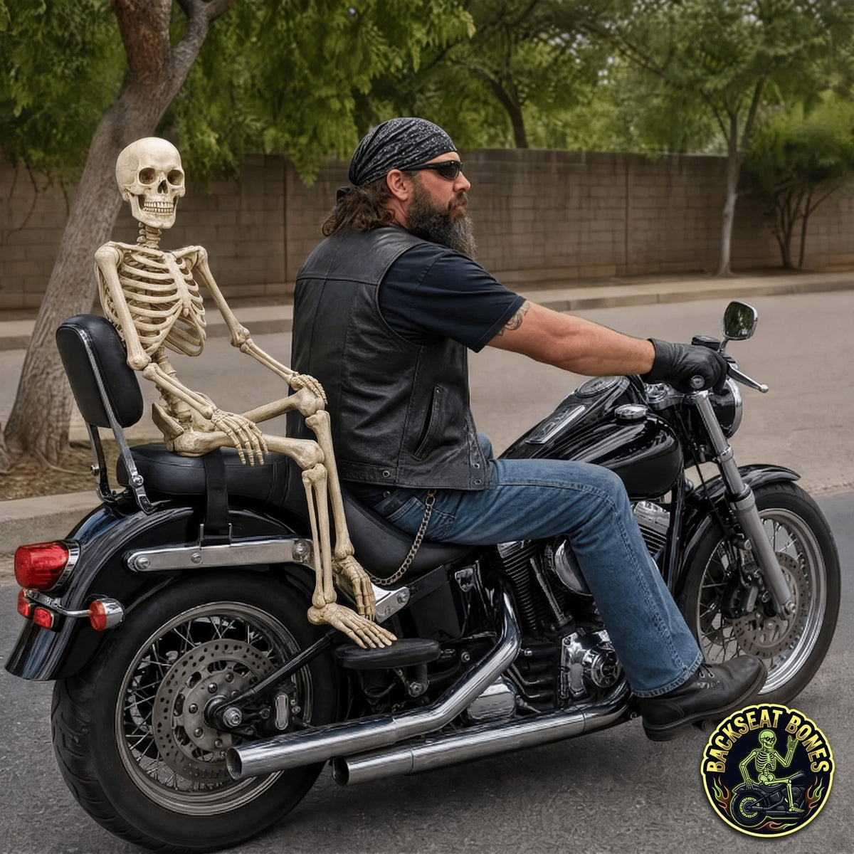 (🎁Last Day 49% OFF)💀Backseat Bones-Skeleton passenger