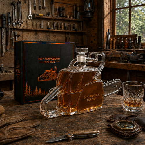 100th Anniversary Whiskey Bottle