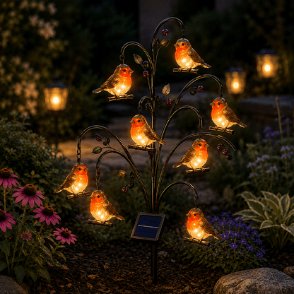 🦩Bird-Shaped Solar Stump Light