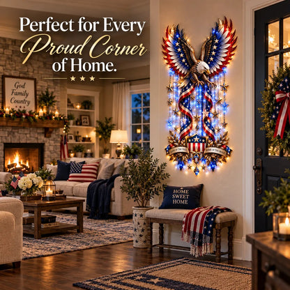 🦅American Glory Cascade™ - Let Freedom Light Your Home🏠