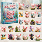 🎄CHRISTMAS KICKOFF 49% OFF - A Day of Axolotl Advent Calendar 2026 | 24 Days of 3D Axolotl Surprises 🦎