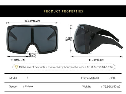 Hot Sale🕶️ Futuristic Wrap-Around Y2K Sunglasses