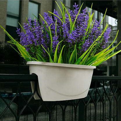 Charming UV Resistant Artificial Lavender - Outdoor & Indoor Plastic Faux Lavender Decor
