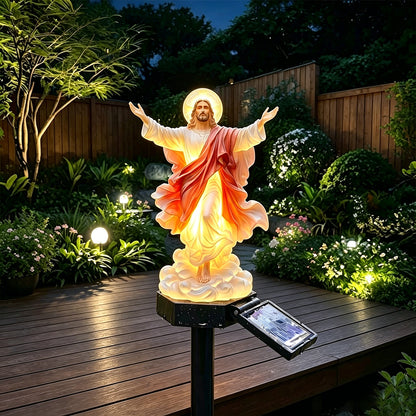 TODAY'S SPECIAL OFFER-50% OFF🔥 JESUS CHRIST ASCENSION SOLAR GARDEN LIGHT