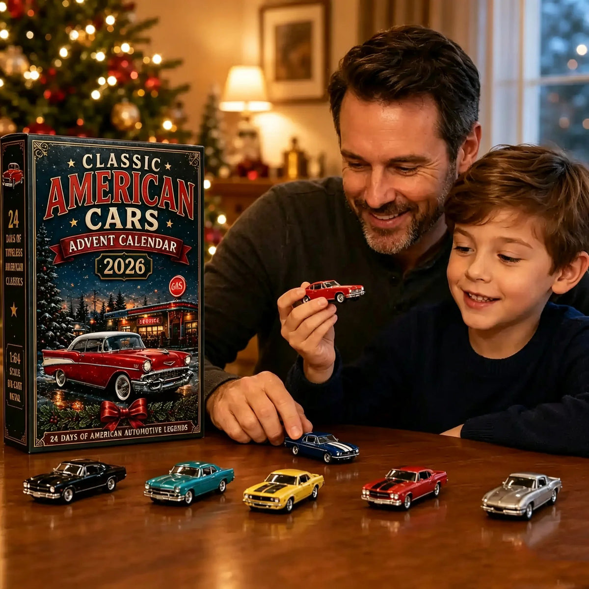 🛵🚗 High Sales 2026 Motorcycle & Classic American Cars Advent Calendar