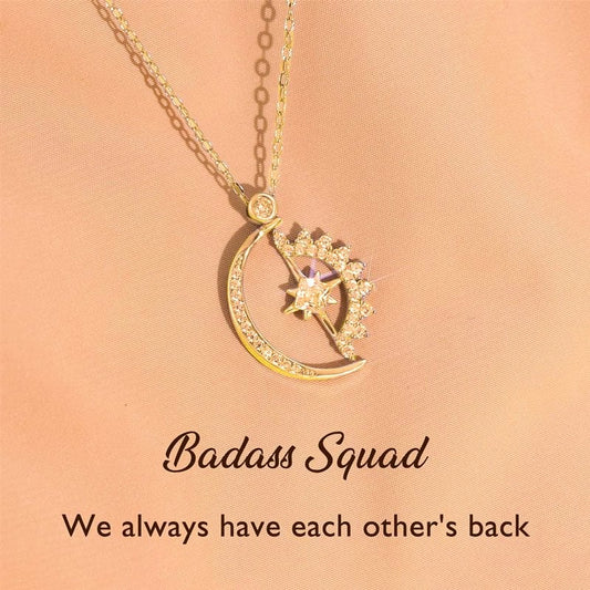 ✨Last Day Promotion 70% OFF💥💓 To My Badass Squad Necklace - ''We always have each other's back''👩‍❤️‍👩