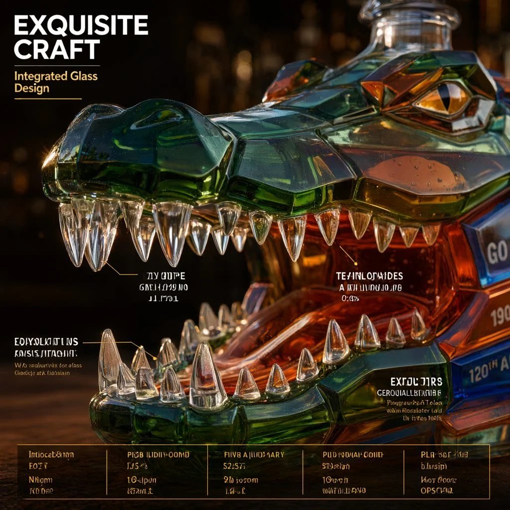 🐊 120th Anniversary Alligator Decanter – Bold Gator Spirit Meets Timeless Craftsmanship | Collector’s Edition 🐊✨