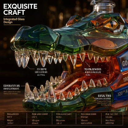 🐊 120th Anniversary Alligator Decanter – Bold Gator Spirit Meets Timeless Craftsmanship | Collector’s Edition 🐊✨