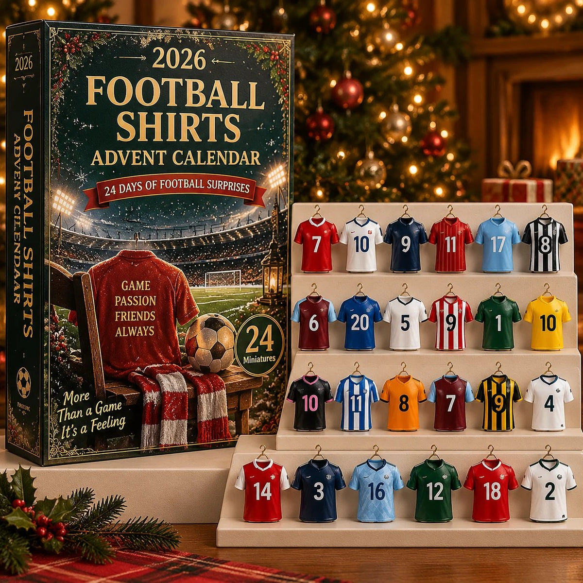 ⚽ Wear the Passion: Football Shirts Advent Calendar 2026