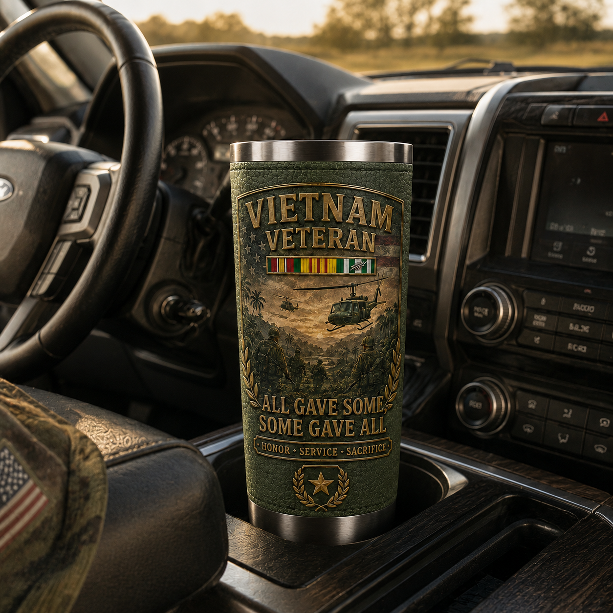 🔥 Last Day Promo: 49% OFF-🇺🇸 Vietnam War Veteran Commemorative Travel Tumbler