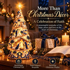Bethlehem Nativity Light-Up Christmas Tree – Jesus Shadow Projection Holiday Decor