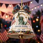 Voice of Liberty – US 250th Anniversary (1776–2026) Commemorative Bell Ornament