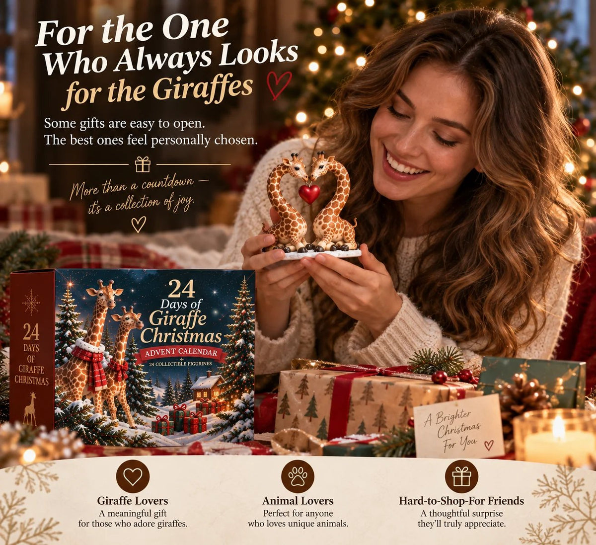 🦒 24 Days of Giraffe Christmas — 24 Unique Holiday Characters