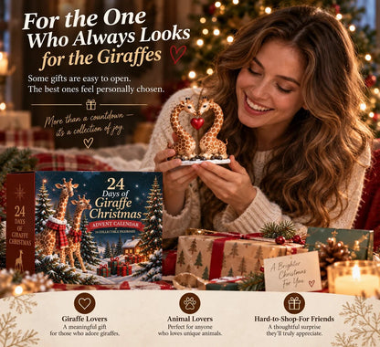 🦒 24 Days of Giraffe Christmas — 24 Unique Holiday Characters