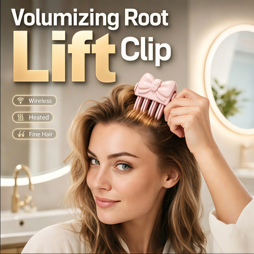 📢📢50% OFF !! ⏰Wireless Heated Volumizing Root Lift Clip - Salon Crown Volume Styling Tool for Fine Flat Hair