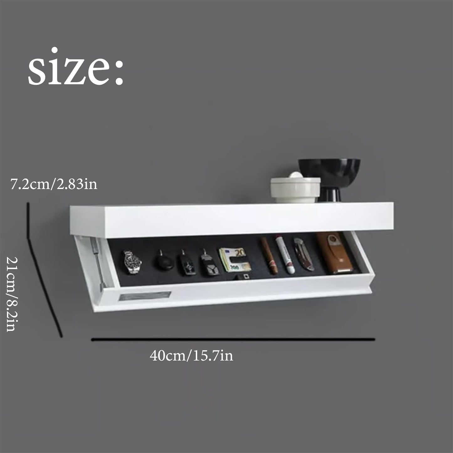 ⚡Last Day Sale 49% OFF⚡Secret Hidden Compartment Wall Shelf