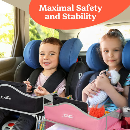 🚗✨ Kids Travel Tray for Car – Mess-Free Activity & Snack Table for Toddlers